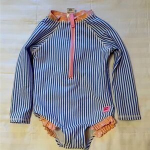2T Ruffle Butts rash guard one piece swim suit